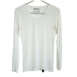 Terramar Thermasilk Silk Base Layer Top XS Gorp Ski Sheer 100% Silk Winter Snow